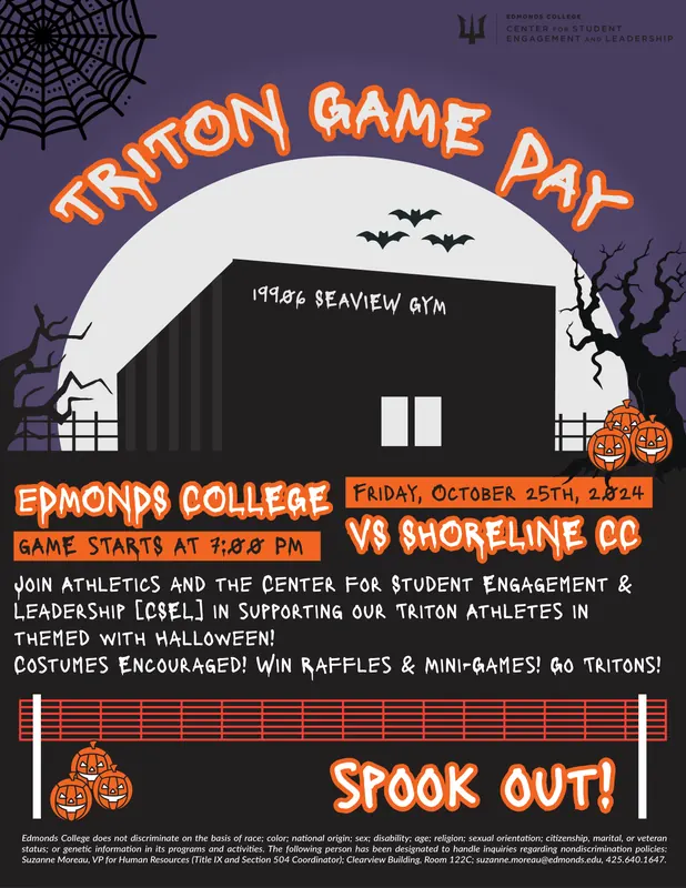 Athletics - Triton Game Day - Halloween Edition