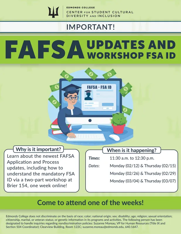 CSDCI - FASFA UPDATES & FSA ID